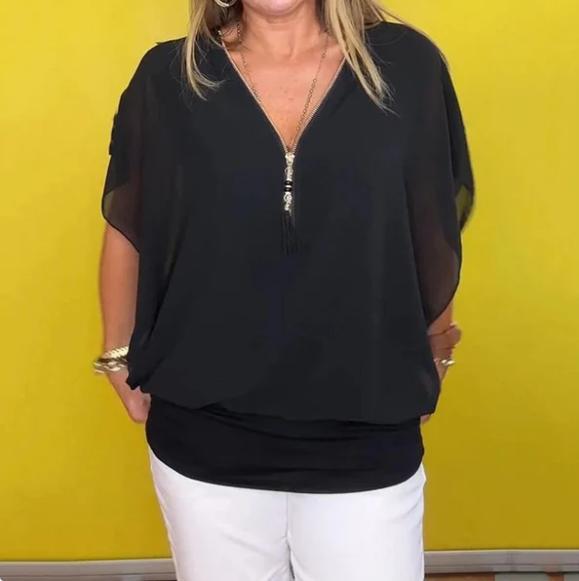Elegantes camisas casual de gasa.