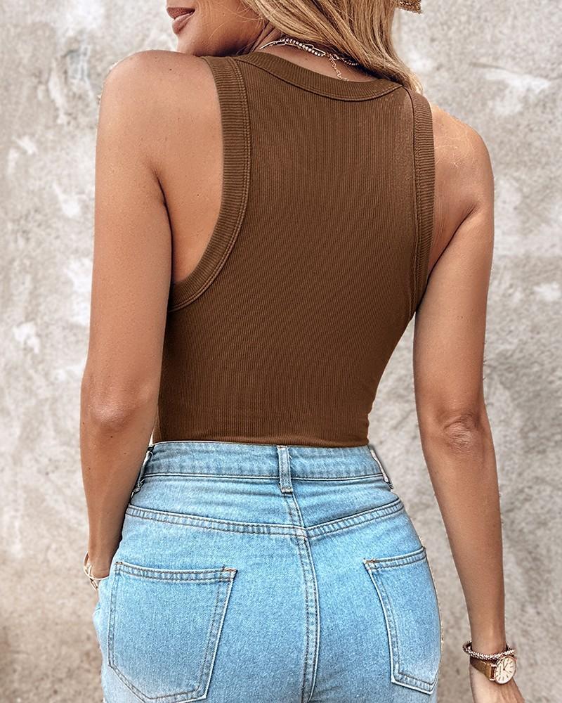 Blusa de cuello redondo con bulto
