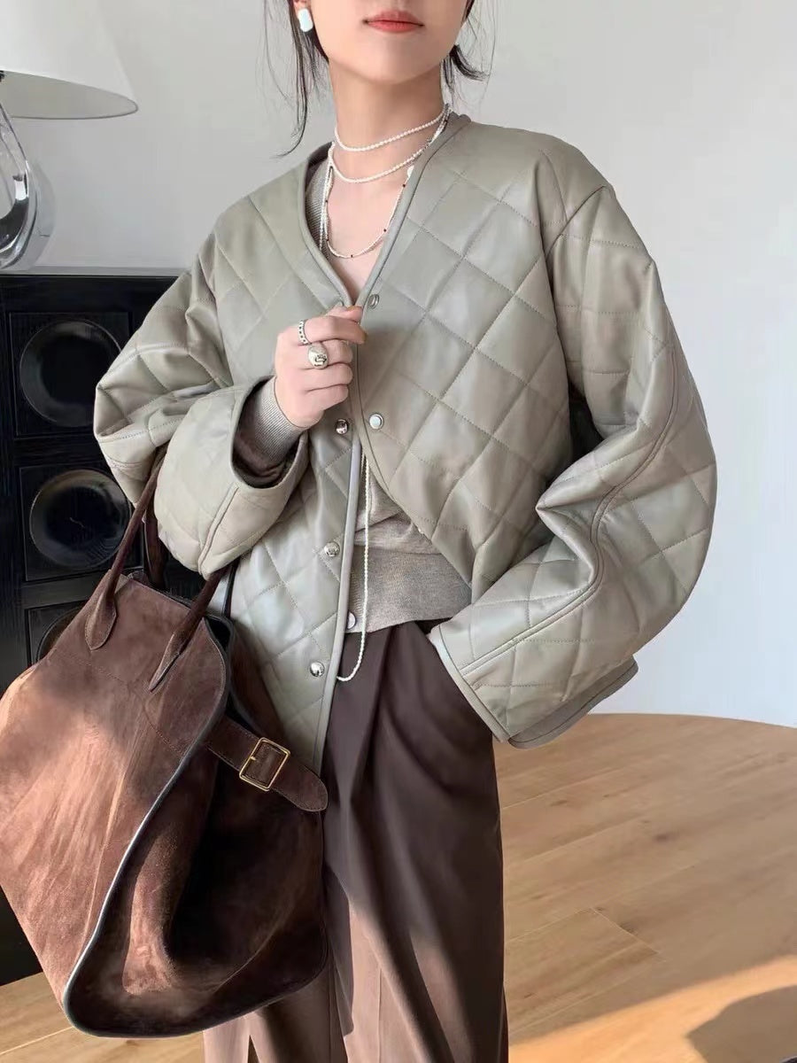 2025 New Brown Large Capacity Handbag