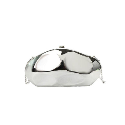 Acrylic Shaped Stone Clutch/Messenger Bag