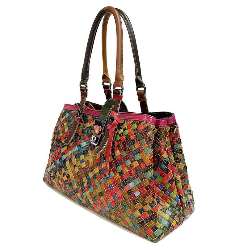 Women Multicolor Leather Handbags
