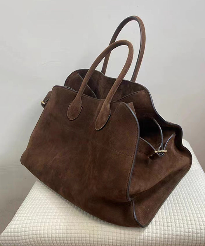 2025 New Brown Large Capacity Handbag