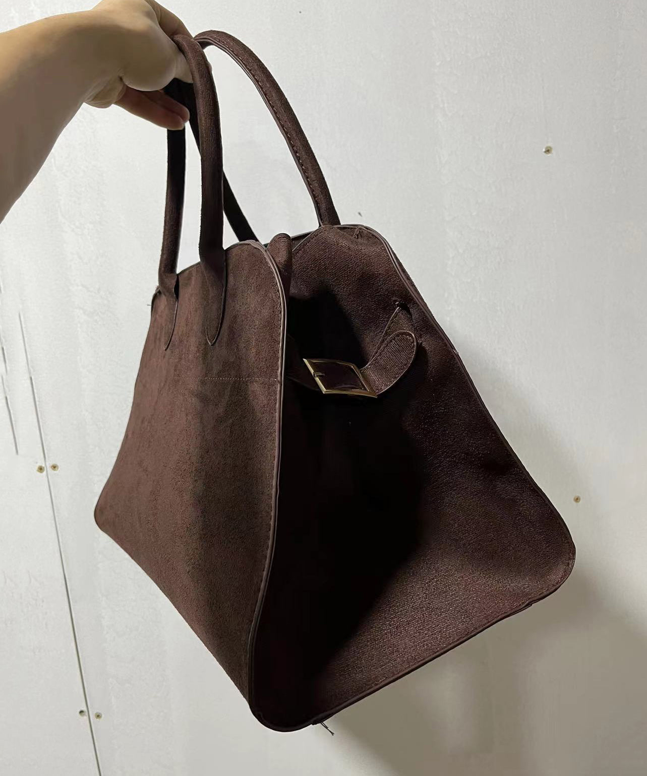 2025 New Brown Large Capacity Handbag
